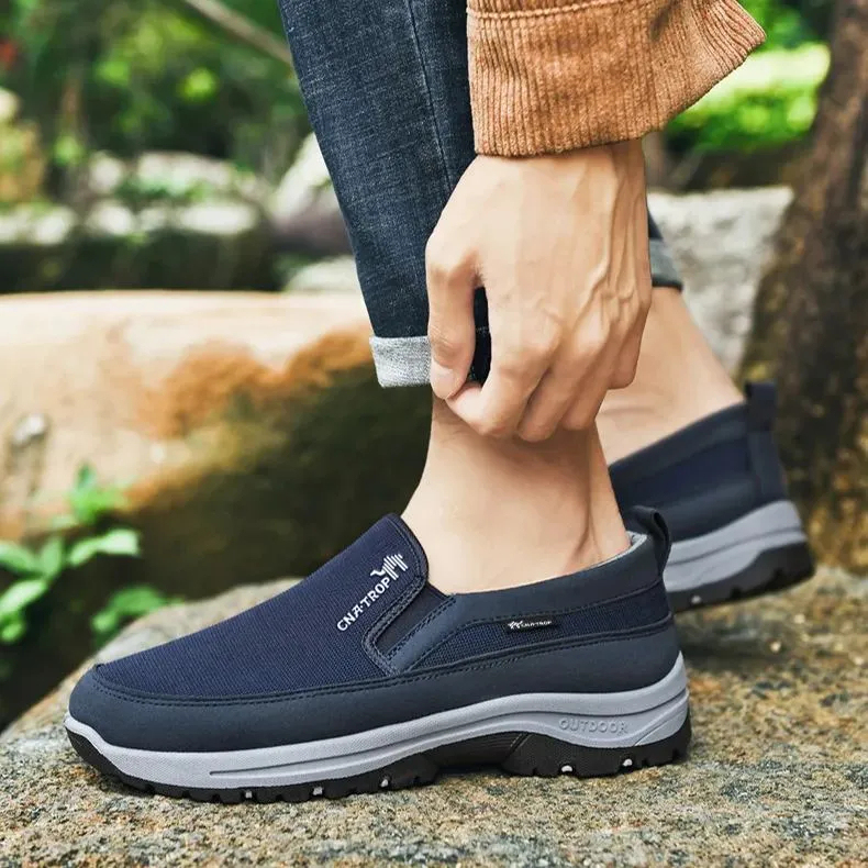 🔥 (Posledný deň) Časovo obmedzená zľava 50 %: Nepremeškajte túto príležitosť ⏰ Priedušná pánska ortopedická obuv 👞 - Odstráňte bolesti nôh a chrbta - Ergonomický dizajn